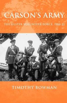 portada carson's army: the ulster volunteer force, 1910-22 (in English)