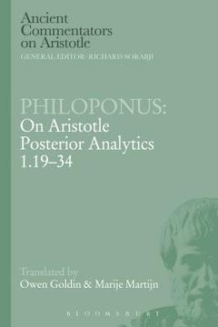 portada Philoponus: On Aristotle Posterior Analytics 1.19-34 (in English)