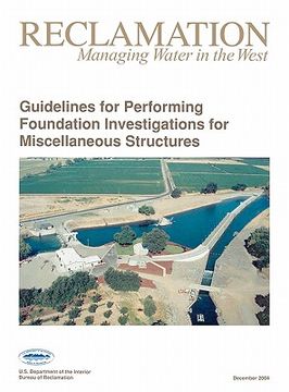 portada guidelines for performing foundation investigations for miscellaneous structures (in English)