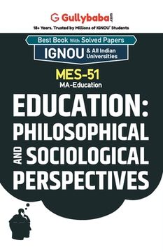 portada MES-51 Education: Philosophical and Sociological Perspectives (en Inglés)