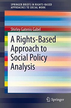 portada A Rights-Based Approach to Social Policy Analysis (SpringerBriefs in Rights-Based Approaches to Social Work) (en Inglés)