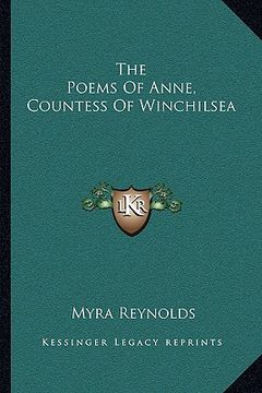portada the poems of anne, countess of winchilsea (in English)
