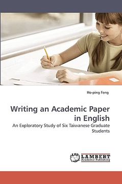 portada writing an academic paper in english