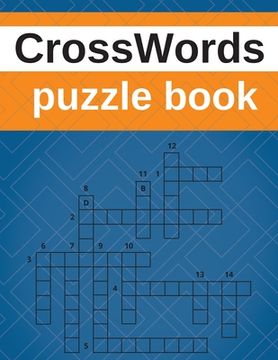 portada CrossWords puzzle book: Crossword activity puzzle book for adults medium level (en Inglés)
