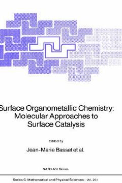 portada surface organometallic chemistry: molecular approaches to surface catalysis (en Inglés)