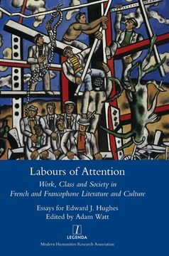 portada Labours of Attention: Work, Class and Society in French and Francophone Literature and Culture (en Inglés)