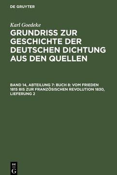 portada Buch 8: Vom Frieden 1815 bis zur Französischen Revolution 1830, Lieferung 2 (in German)