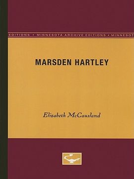 portada marsden hartley (en Inglés)