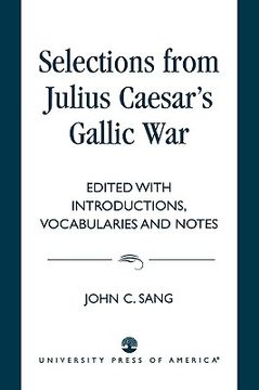 portada selections from julius caesar's gallic war (en Inglés)