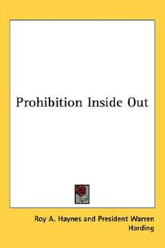 portada prohibition inside out (en Inglés)
