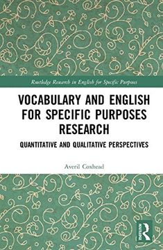 portada Vocabulary and English for Specific Purposes Research: Quantitative and Qualitative Perspectives (Routledge Research in English for Specific Purposes)