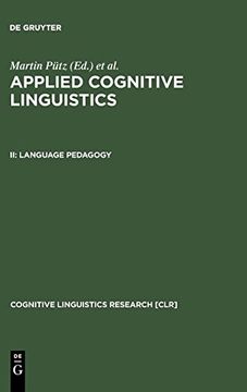 portada Language Pedagogy: Language Pedagogy v. 2 (Cognitive Linguistics Research [Clr]) (en Inglés)