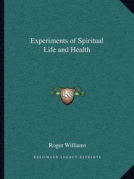 portada experiments of spiritual life and health (en Inglés)