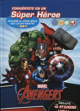 portada Conviértete en un súper héroe - Avengers