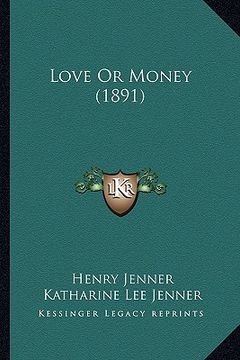 portada love or money (1891) (in English)