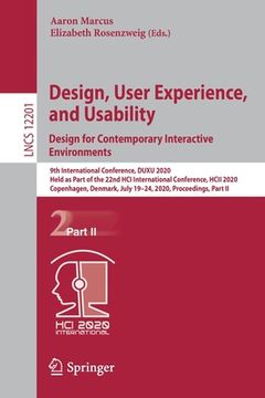 portada Design, User Experience, and Usability. Design for Contemporary Interactive Environments: 9th International Conference, Duxu 2020, Held as Part of the (en Inglés)