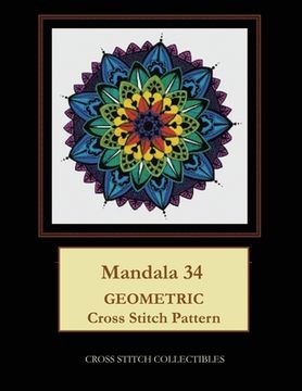 portada Mandala 34: Geometric Cross Stitch Pattern (en Inglés)