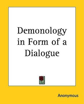 portada demonology in form of a dialogue (en Inglés)