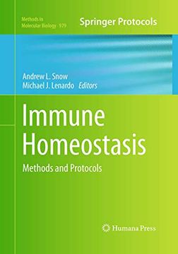 portada Immune Homeostasis: Methods and Protocols (Methods in Molecular Biology, 979) (en Inglés)