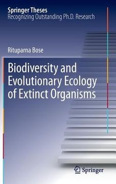 portada biodiversity and evolutionary ecology of extinct organisms (en Inglés)
