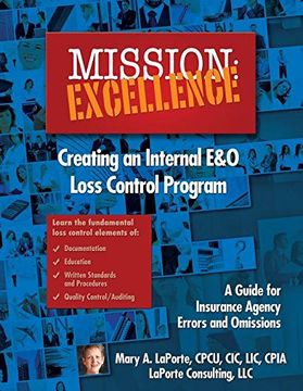 portada Mission: EXCELLENCE: Creating an Internal E&O Loss Control Program