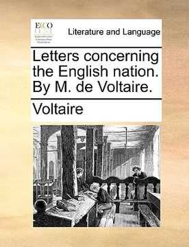 portada letters concerning the english nation. by m. de voltaire. (in English)