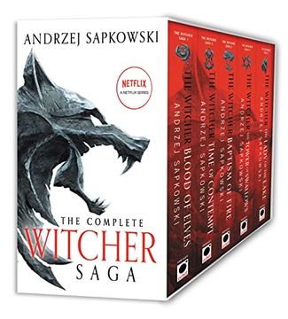 portada The Witcher Boxed Set: Blood of Elves, the Time of Contempt, Baptism of Fire, the Tower of Swallows, the Lady of the Lake (in English)