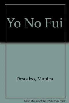 portada Yo No Fui (Spanish Edition)