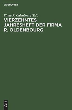 portada Vierzehntes Jahresheft der Firma r. Oldenbourg (in German)