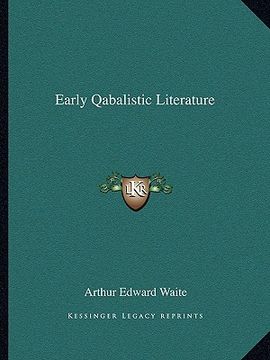 portada early qabalistic literature (en Inglés)