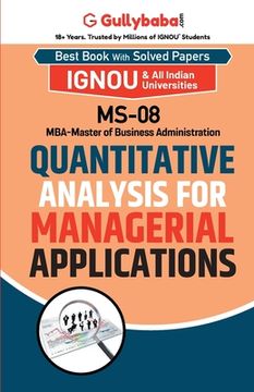 portada MS-08 Quantitative Analysis for Managerial Applications (en Inglés)