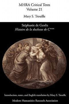 portada histoire de la duchesse de c***', by stephanie de genlis (en Inglés)