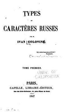 portada Types et caractères russes (en Francés)