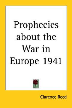 portada prophecies about the war in europe 1941 (en Inglés)