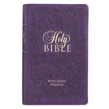 portada Kjv Bible Giant Print Purple (in English)
