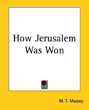 portada how jerusalem was won (en Inglés)