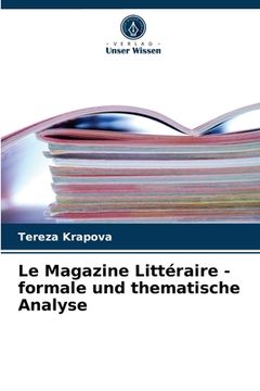portada Le Magazine Littéraire - formale und thematische Analyse (in German)