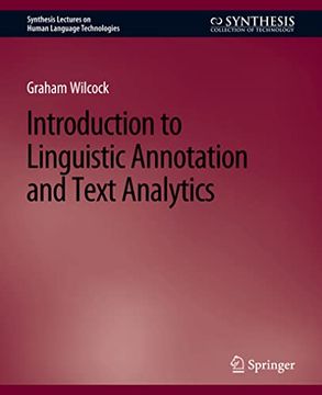 portada Introduction to Linguistic Annotation and Text Analytics (en Inglés)