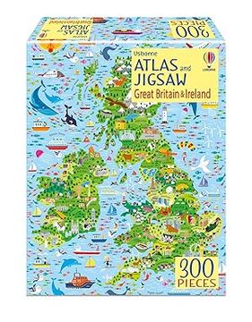 portada Atlas & Jigsaw Great Britain & Ireland (en Inglés)