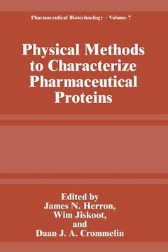 portada Physical Methods to Characterize Pharmaceutical Proteins