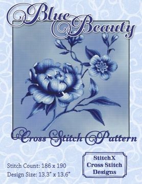 portada Blue Beauty Cross Stitch Pattern
