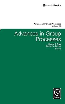 portada Advances in Group Processes (in English)