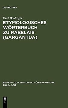 portada Etymologisches Wörterbuch zu Rabelais (en Alemán)