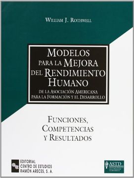 portada Modelos para la mejora del rendimiento humano: Funciones, competencias y resultados (Management-Guías)
