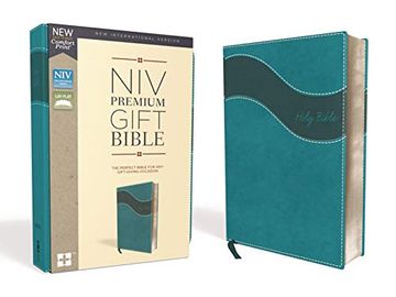 portada Niv, Premium Gift Bible, Leathersoft, Teal, red Letter Edition, Comfort Print: The Perfect Bible for any Gift-Giving Occasion (en Inglés)
