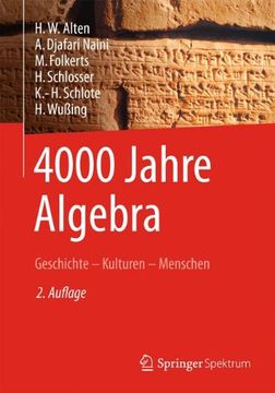 portada 4000 Jahre Algebra: Geschichte. Kulturen. Menschen (Vom Zählstein zum Computer) (in German)