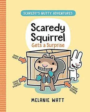 portada Scaredy Squirrel Gets a Surprise (Scaredy's Nutty Adventures) (en Inglés)