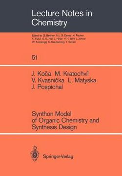 portada synthon model of organic chemistry and synthesis design (en Inglés)