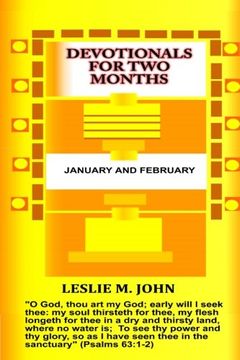 portada Devotionals for Two Months: January and February: January and February (Devotionals for a year) (Volume 1)