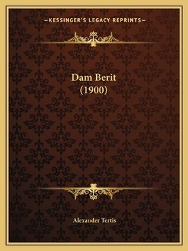 portada Dam Berit (1900) (en Hebreo)